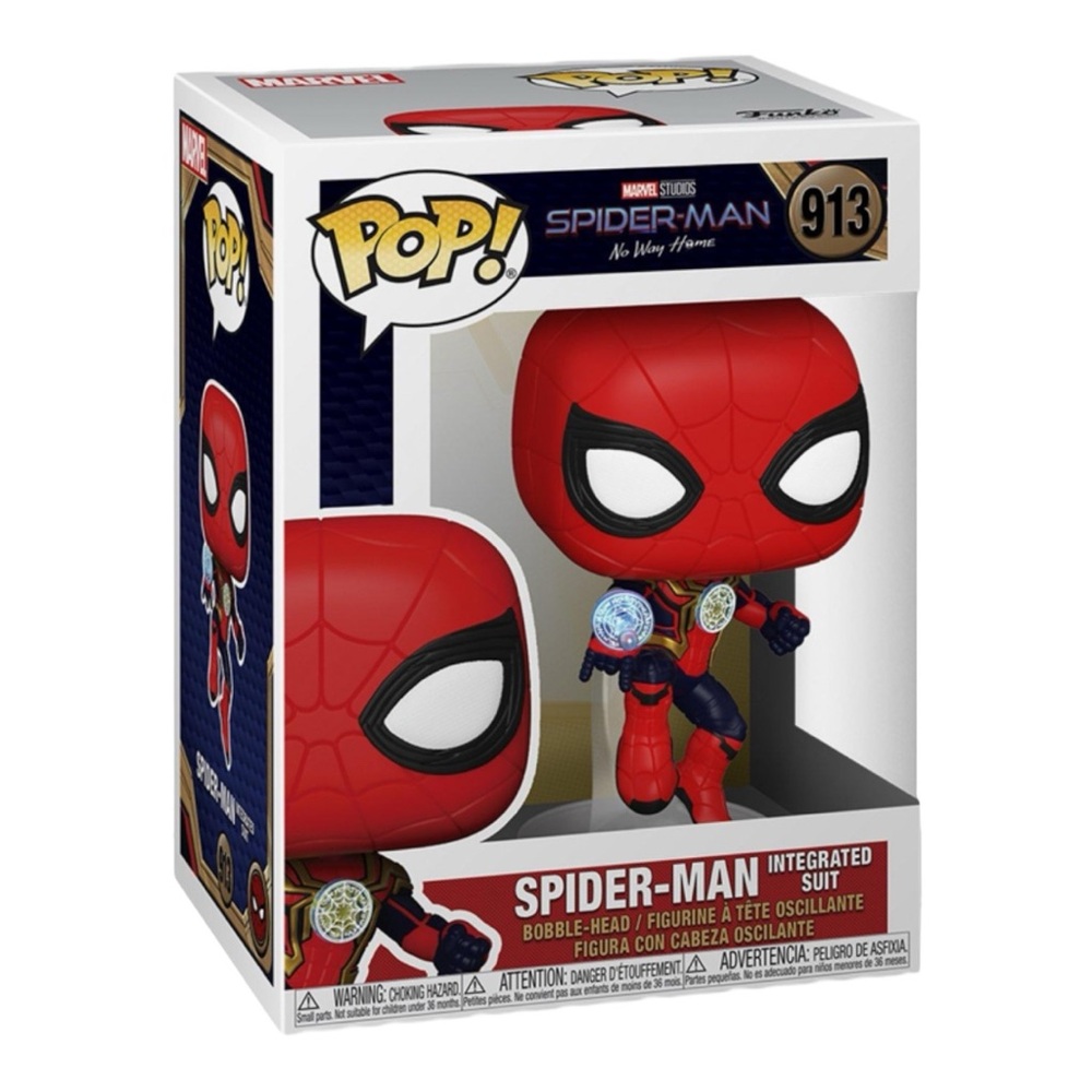 🦋 5/$25 - Funko Spider-Man #913 Integrated Suit - Marvel Spider-Man: No Way Home